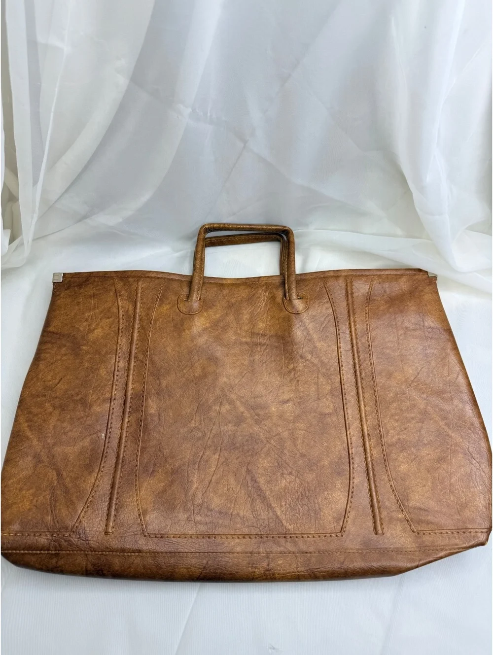 1975 Leather Attaché Portfolio ESCORT American Tourister Vintage Brown